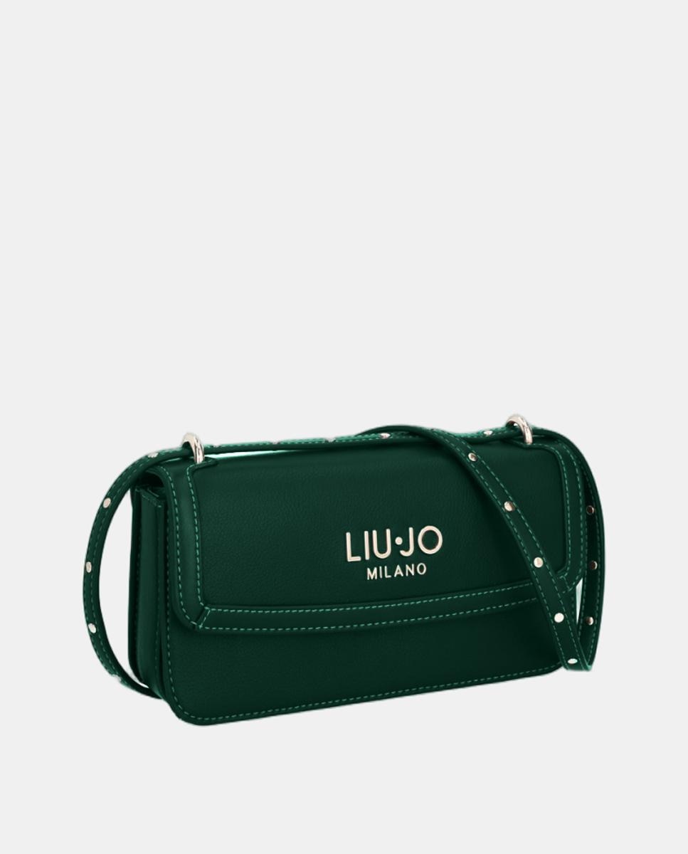 Imagen 2 de Bandolera con solapa - LIUJO - Verde oscuro Verde oscuro