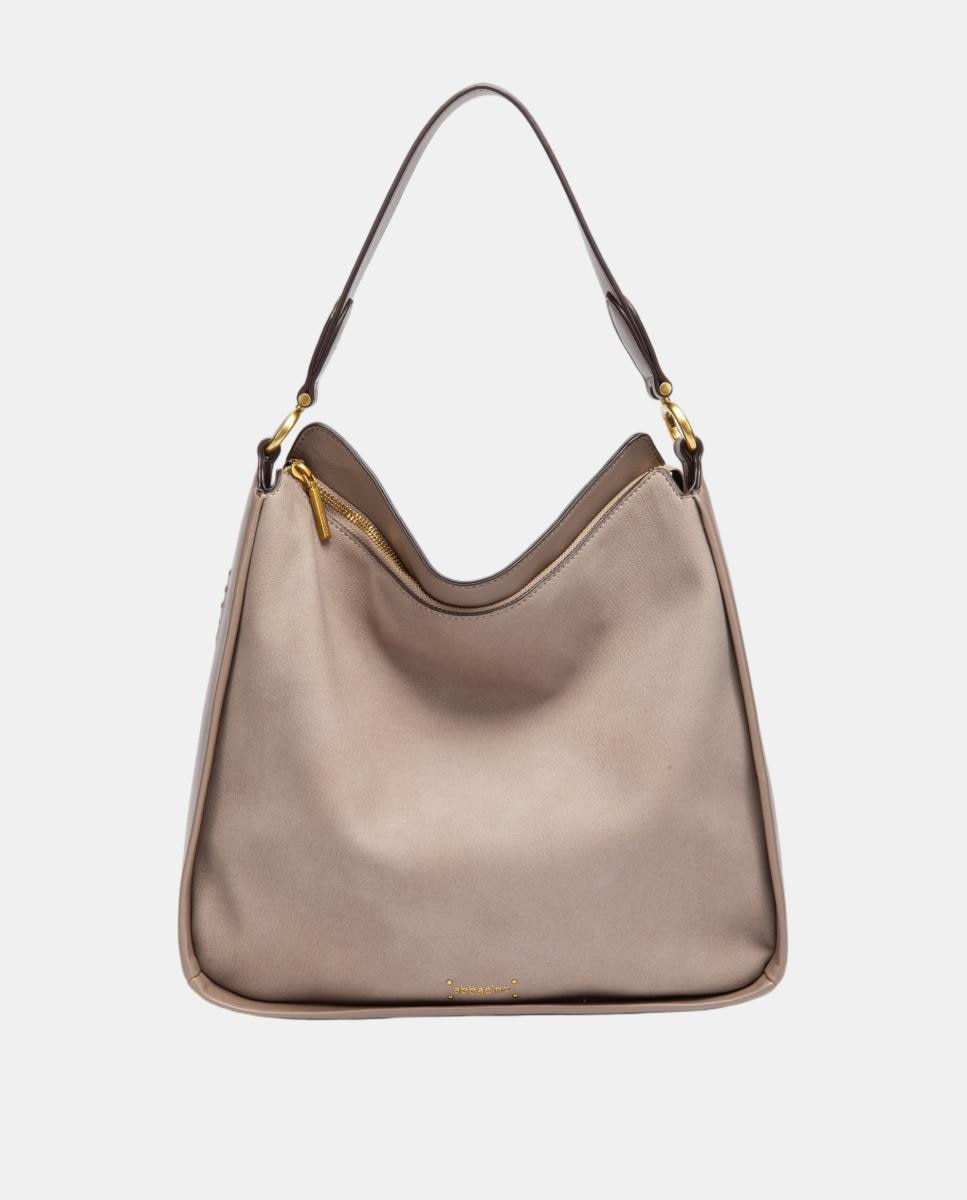 Imagen 0 de Bolso de hombro en materiales reciclados Beige