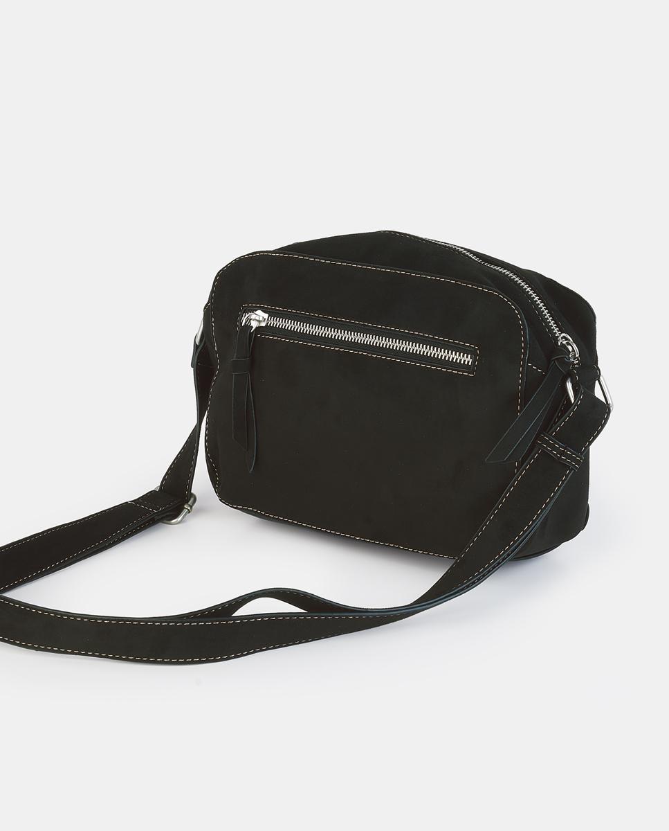 Crossbody con cremallera - Caminatta - Negro Negro-2