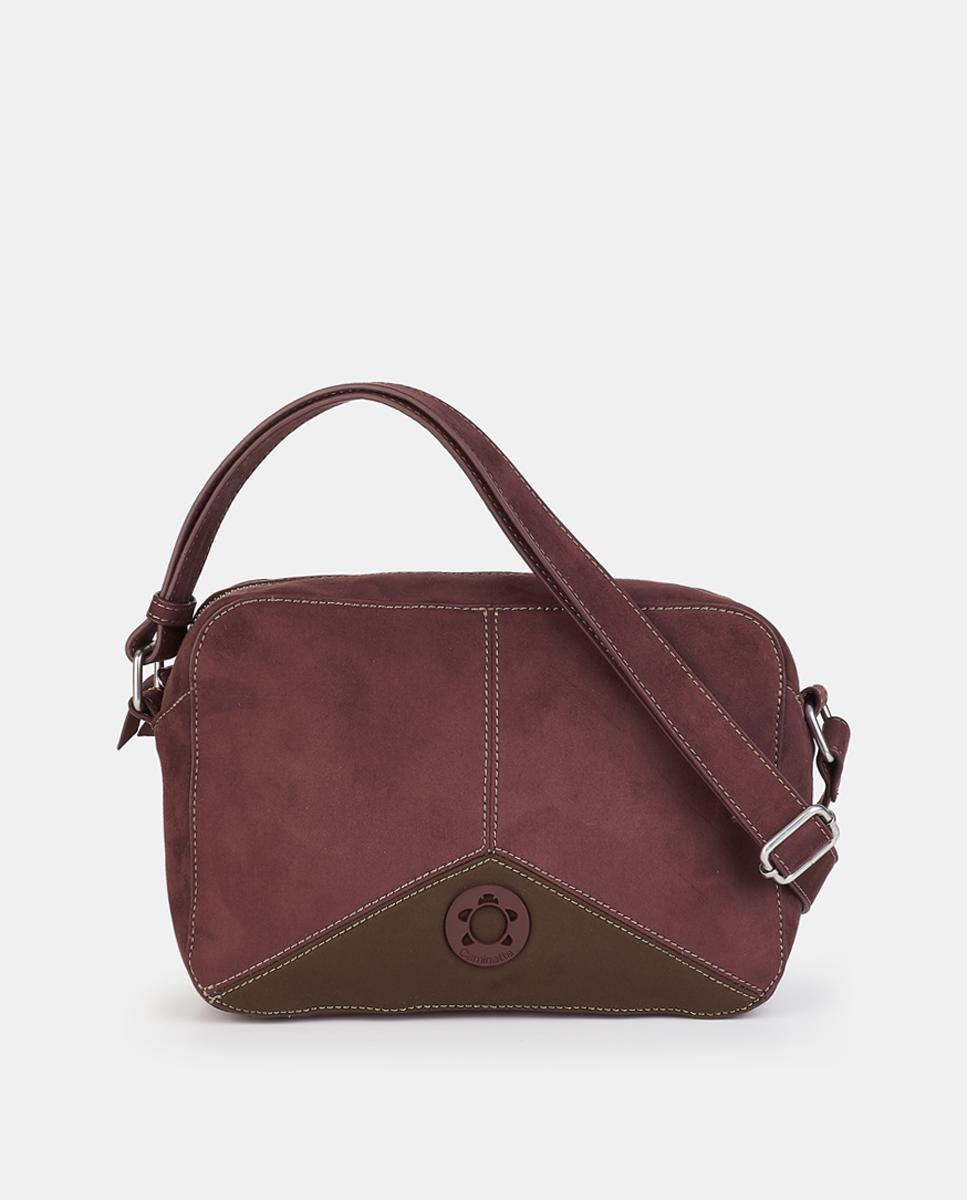 Crossbody con cremallera - Caminatta - Rojo Granate Rojo Granate-1