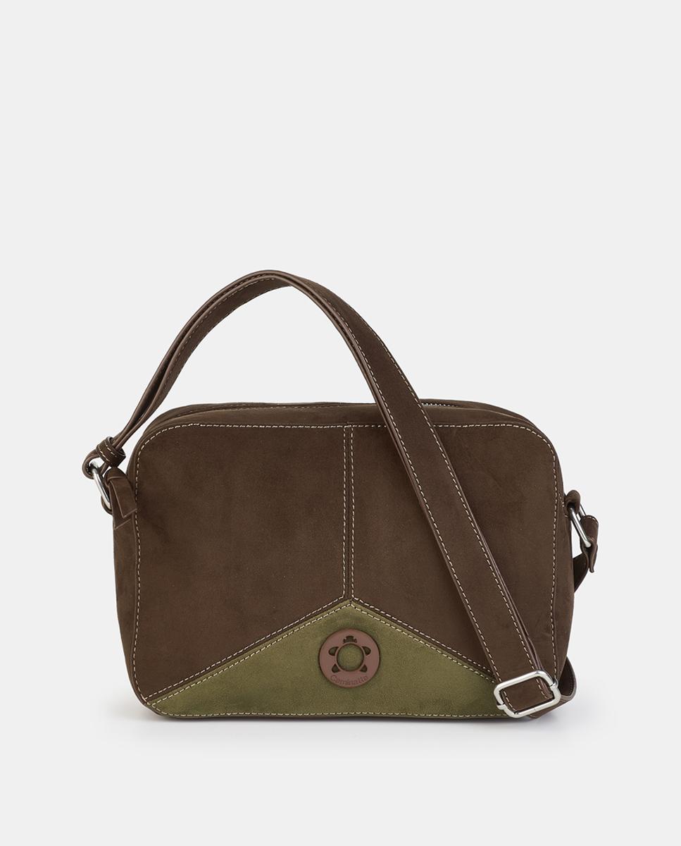 Crossbody con cremallera - Caminatta - Marrón Marrón-1