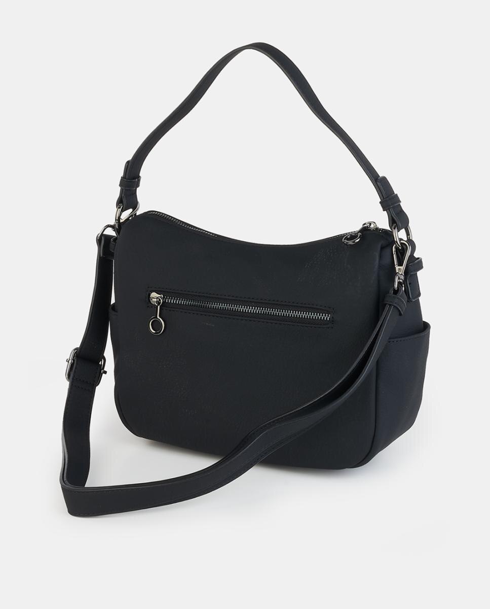 Crossbody con cremallera - Caminatta - Negro Negro-2