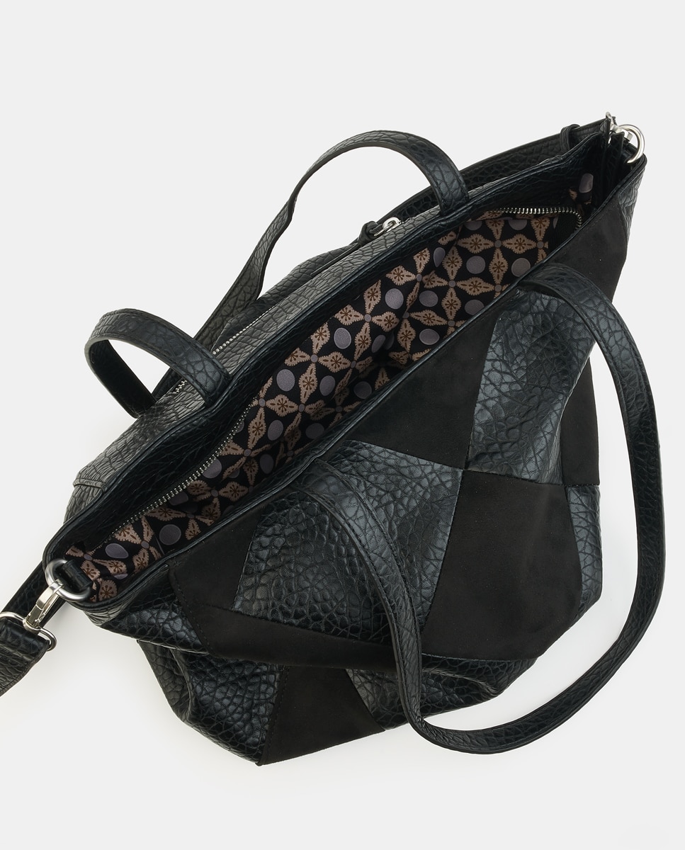 Shopping con cremallera - Caminatta - Negro Negro-3
