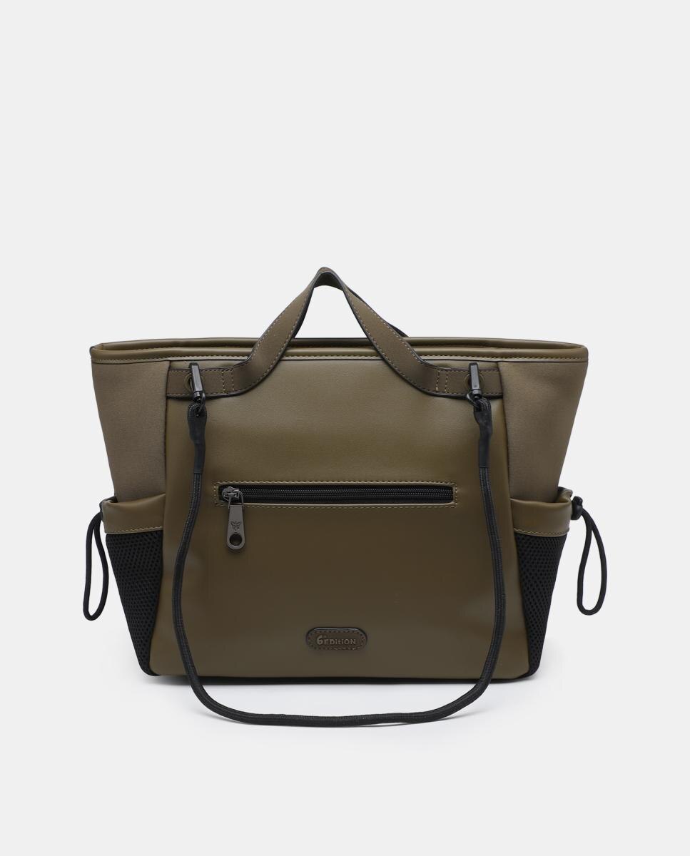Mala Tipo Tote de Neopreno Verde-3