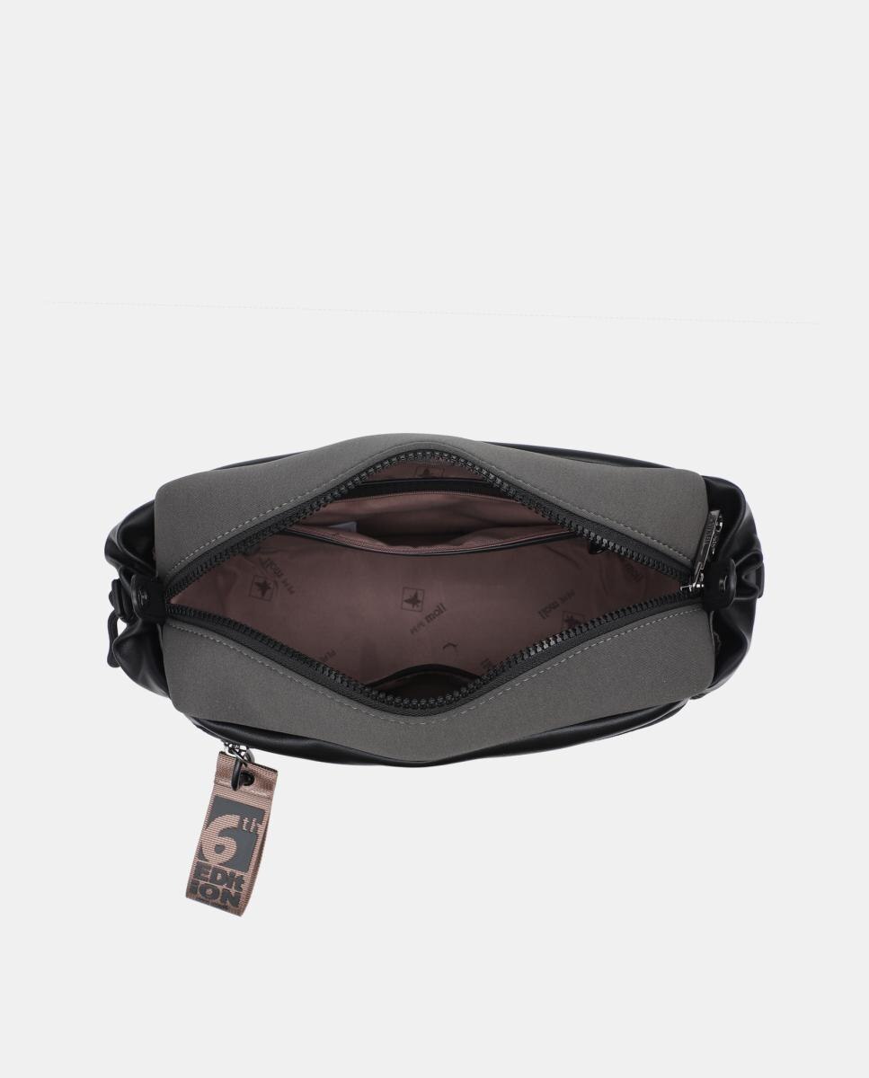 Mala a Tiracolo de Neopreno Cinzento-4