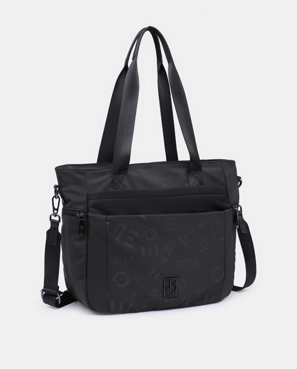 Shopper nylon Marrón Pepe Moll Marrón-3