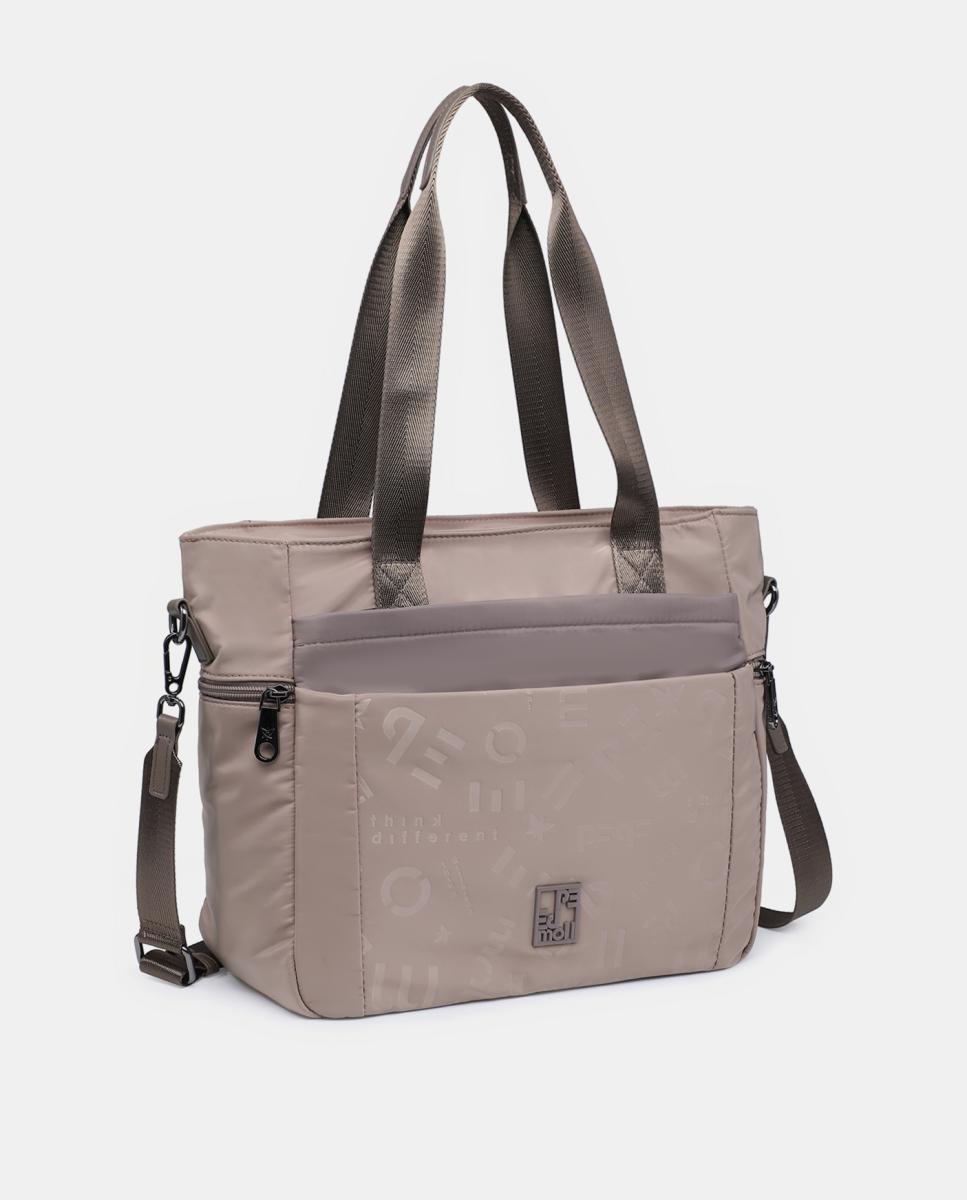 Shopper nylon Marrón claro Pepe Moll Marrón claro-3