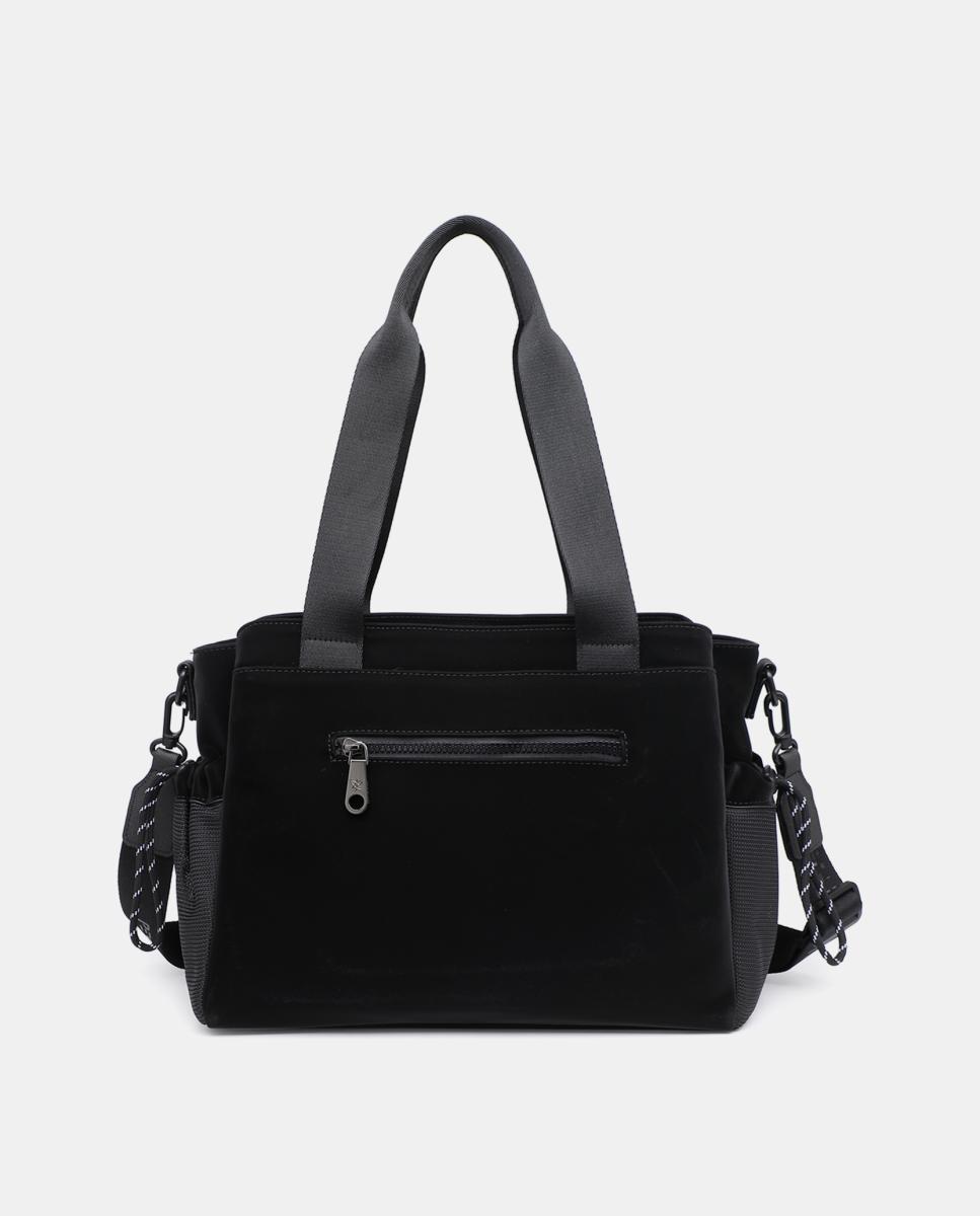 Mala Shopper Engomada com Tato Agradável Preto-3