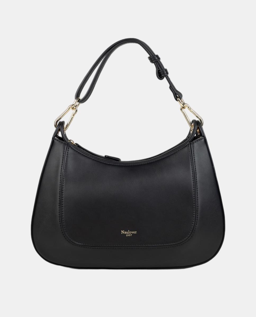 Imagen 0 de Bolso media luna Negro
