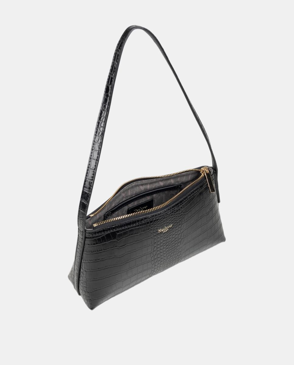 Bolso baguette - Naulover - Negro Negro-3