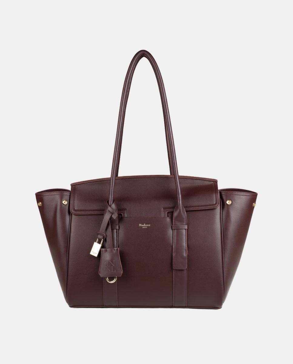 Imagen 0 de Bolso trapezio grande Burdeos