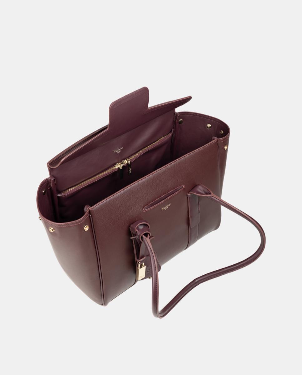 Bolso trapezio grande - Naulover - Burdeos Burdeos-3