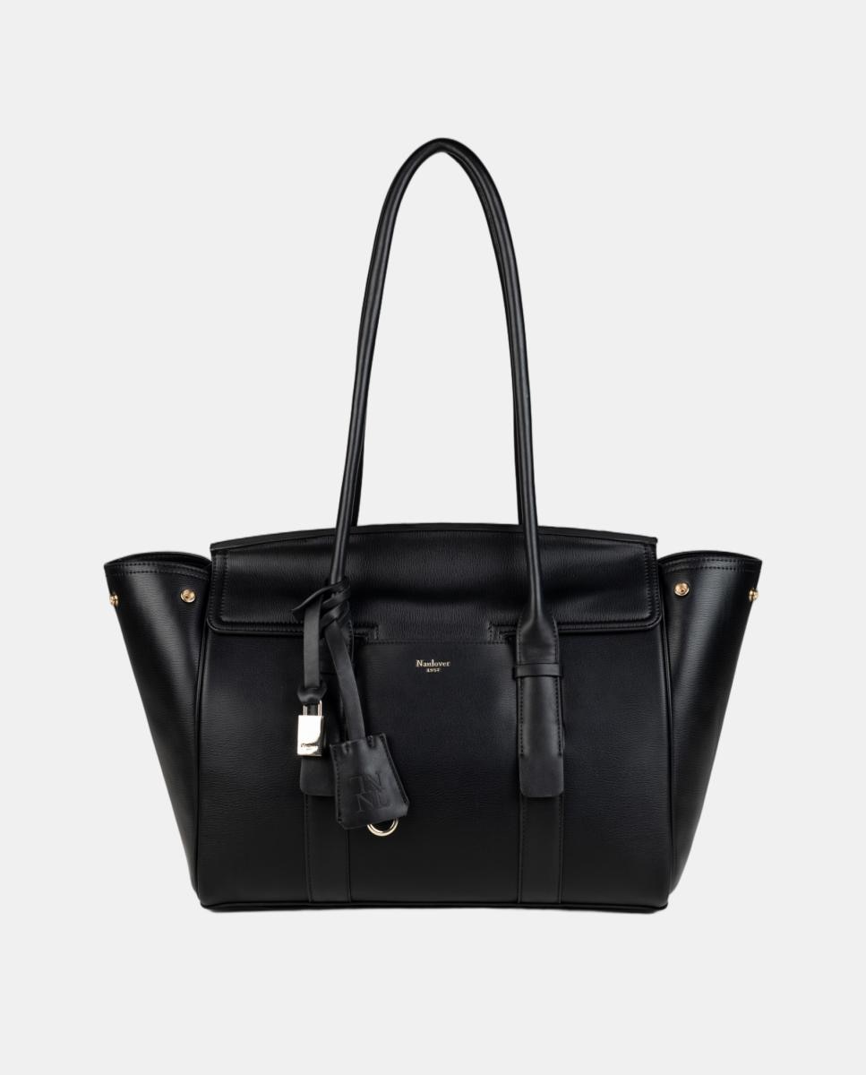 Bolso trapezio grande - Naulover - Negro Negro-1