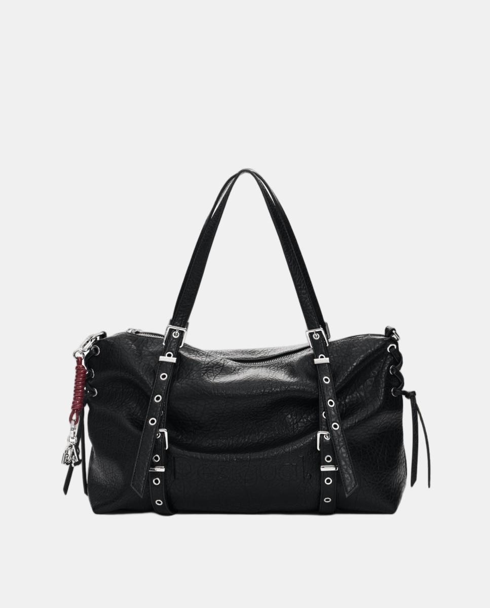 Imagem 0 de Mala Shopper Half Logo Grande com Efeito de Pele