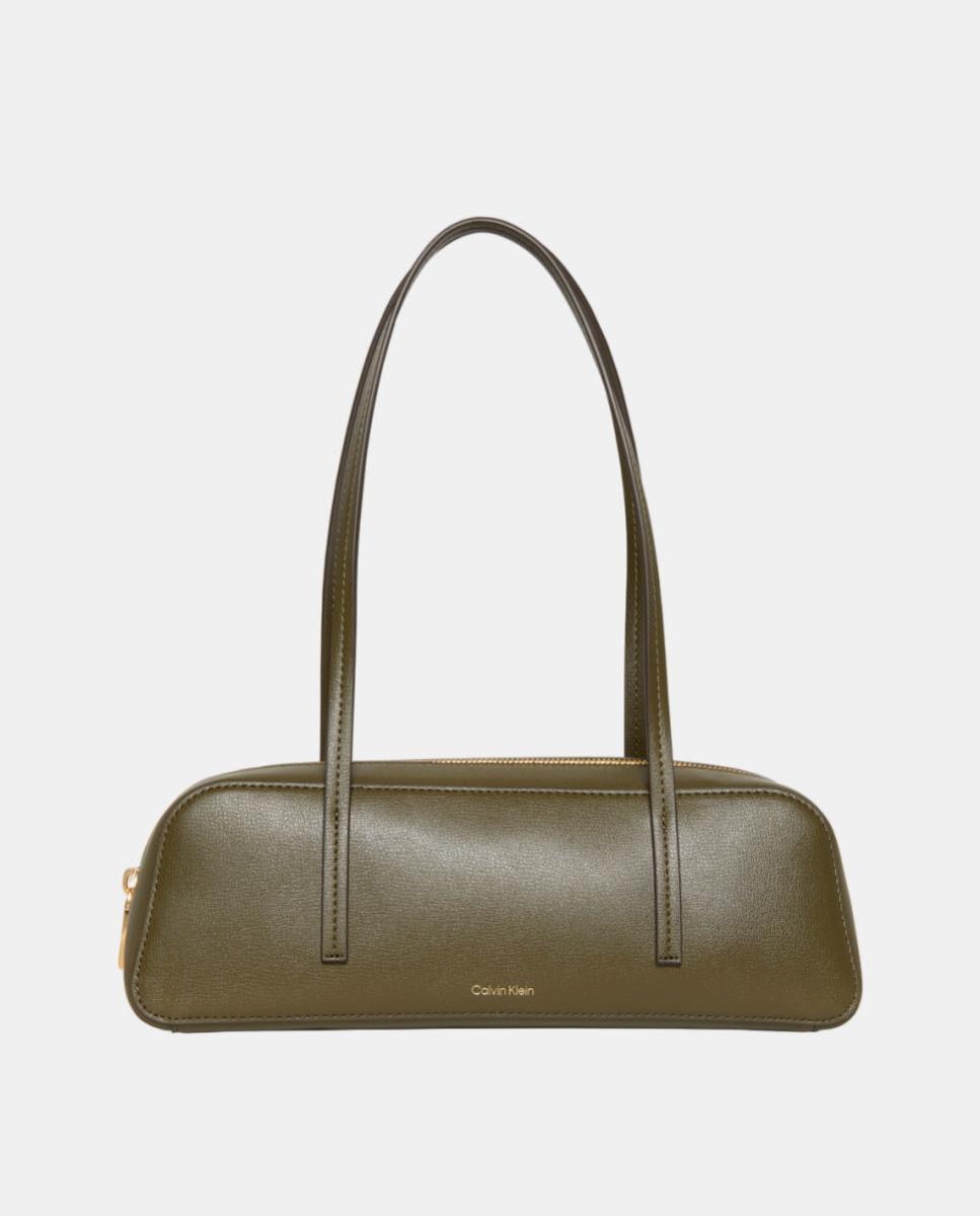 Imagen 0 de Bolso de hombro Calvin Klein de silueta alargada Verde Oliva