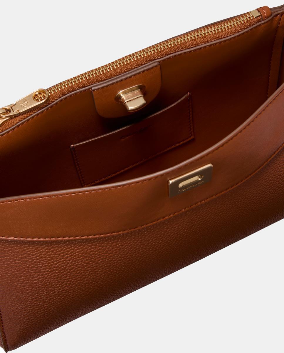 Bolso de hombro calvin klein - Cuero Cuero-3