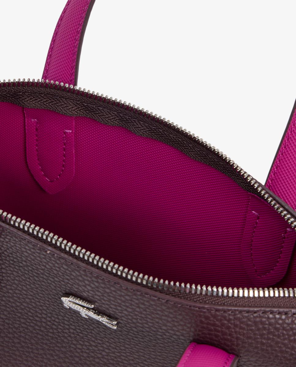 Anna Petit Piqué XS Shopping Bag Grená-4