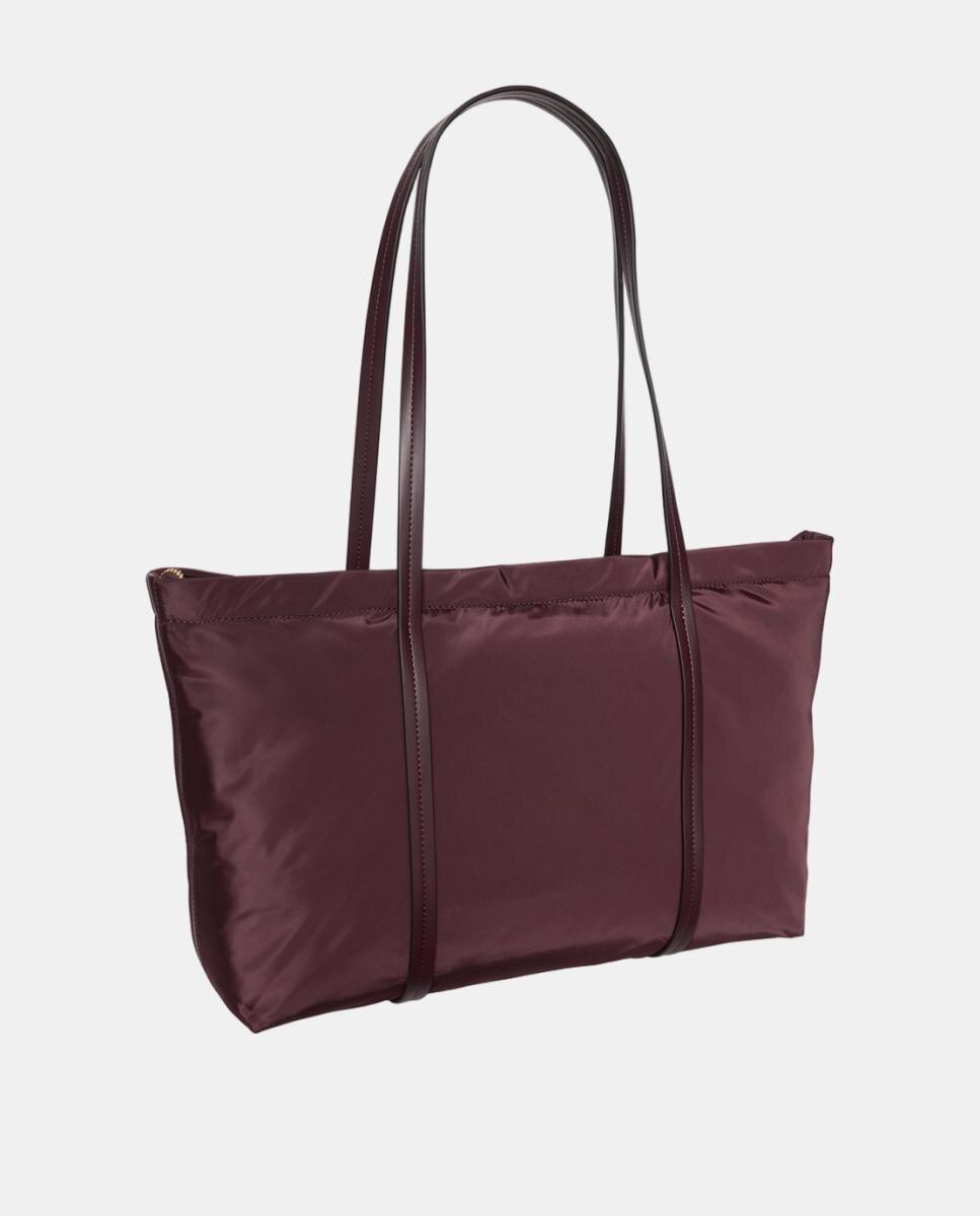 Mala Tipo Tote de Nylon Grená-2
