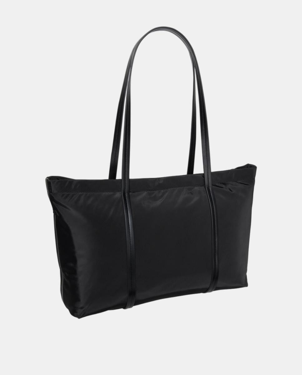 Mala Tipo Tote de Nylon Preto-2