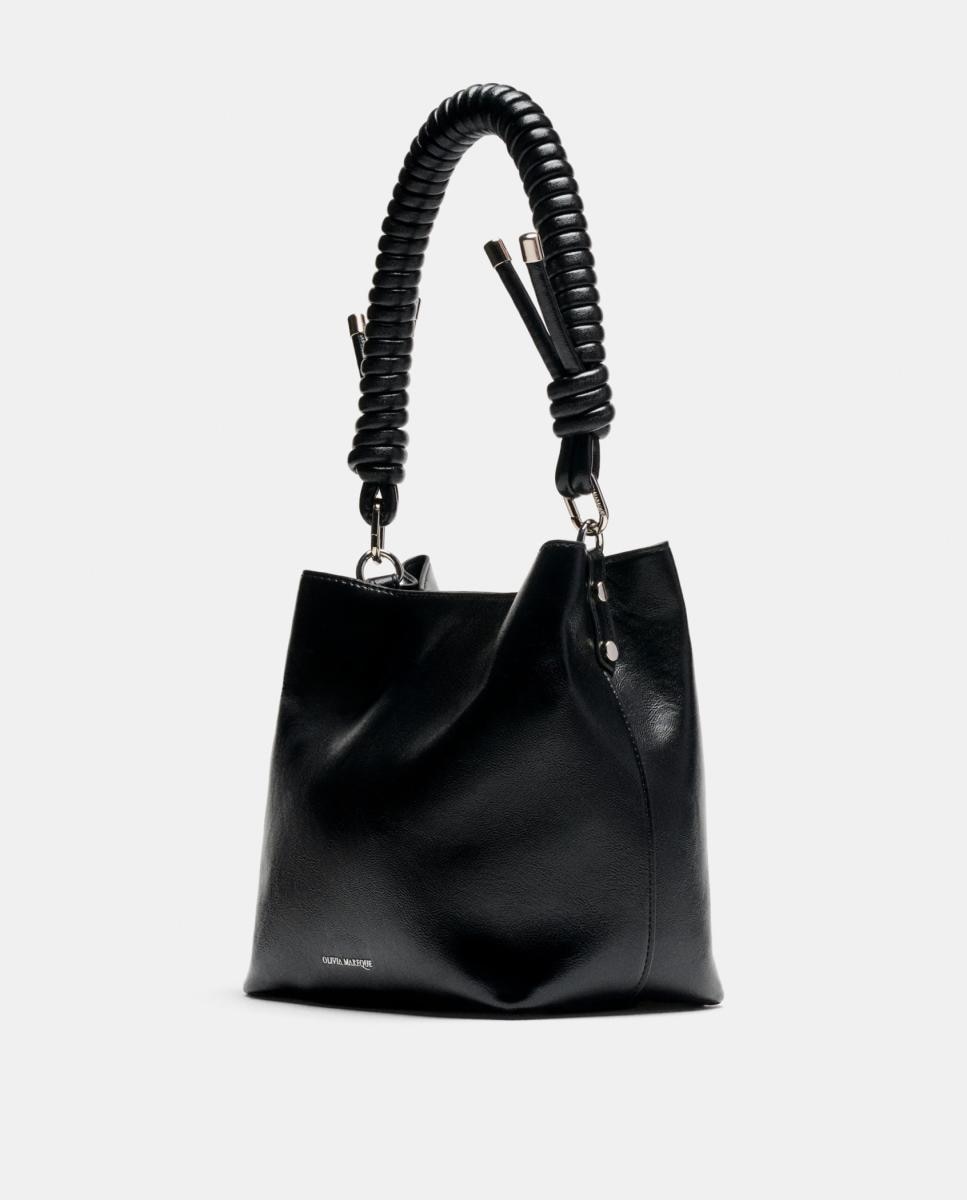 Mala Média com Fecho Magnético Modelo Le Sac Preto-2