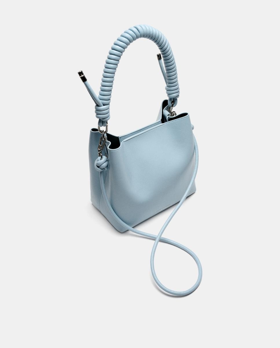 Mala Média com Fecho Magnético Modelo Le Sac Azul-claro-3