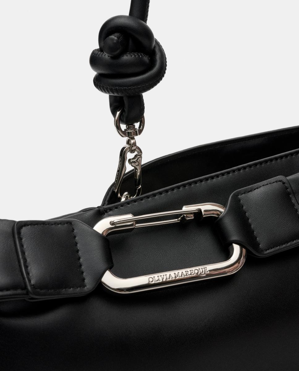 Mala Média com Fecho Magnético Modelo Gaia Preto-4