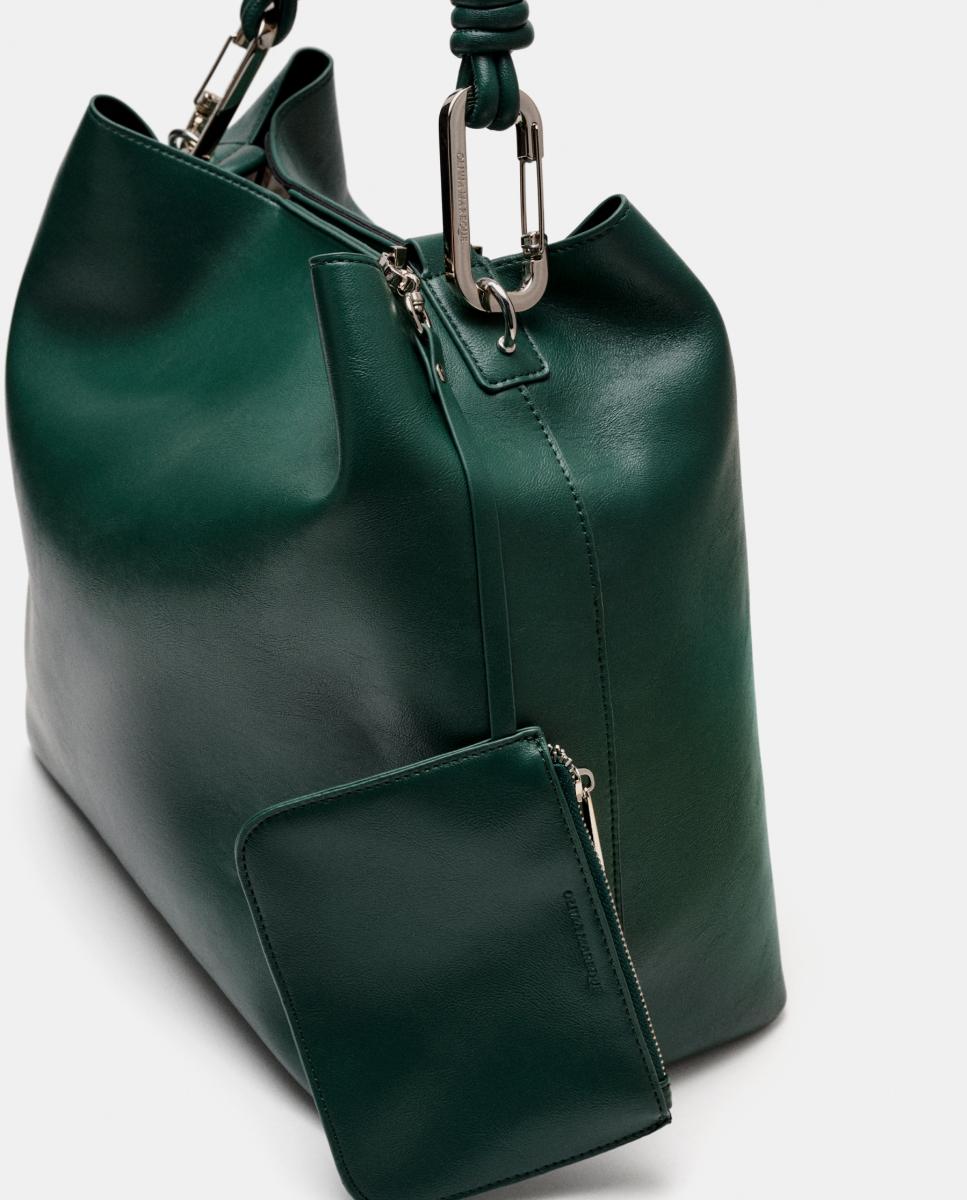 Mala Grande com Fecho Magnético Le Sac Verde-3