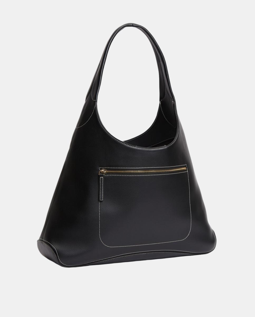 Bolso de hombro de mujer en color - Tommy Hilfiger - Negro Negro-2