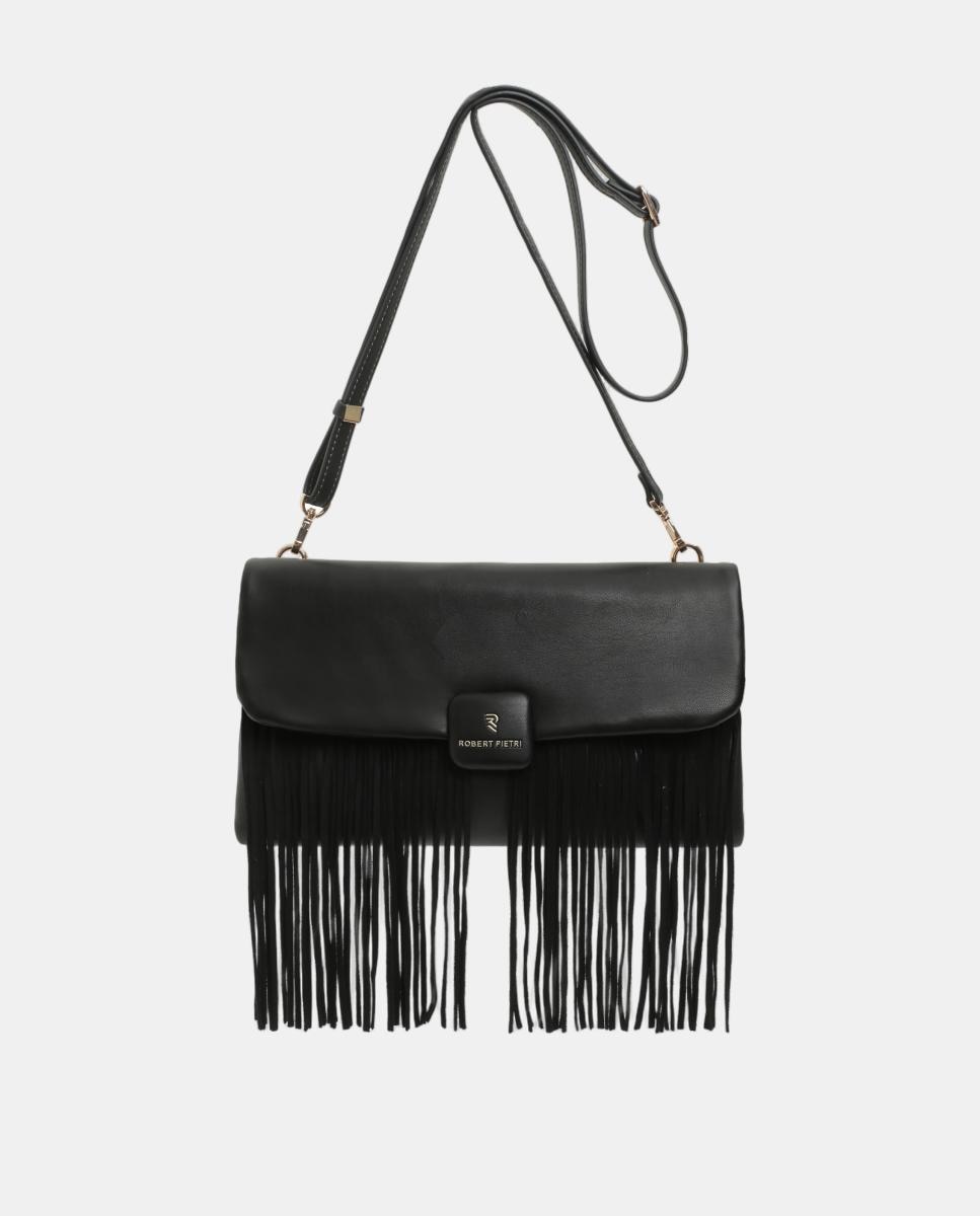 Imagem 0 de Mala Crossbody com Aba e Franjas