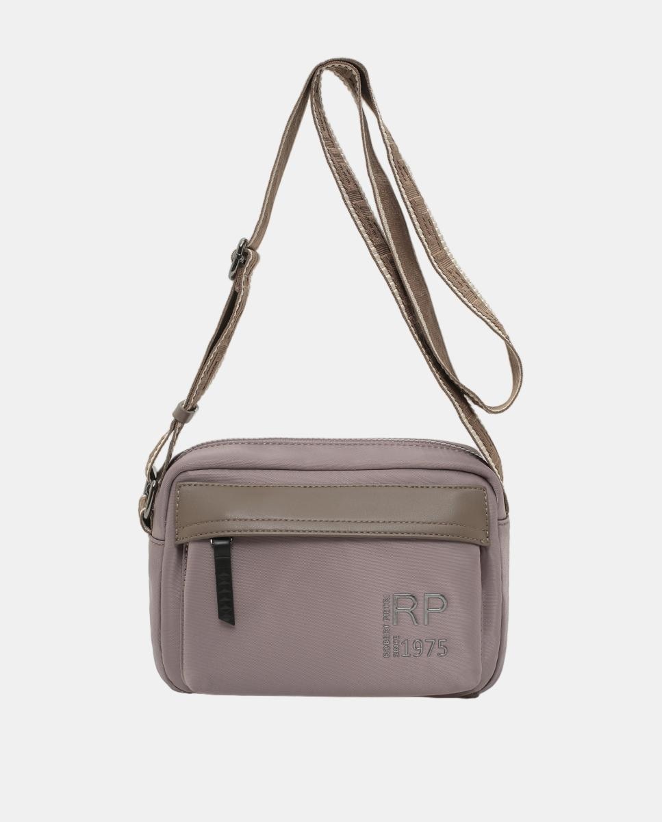 Imagem 0 de Mala Crossbody Tipo Camera Bag Pequena com Alça de Tiracolo Decorativa