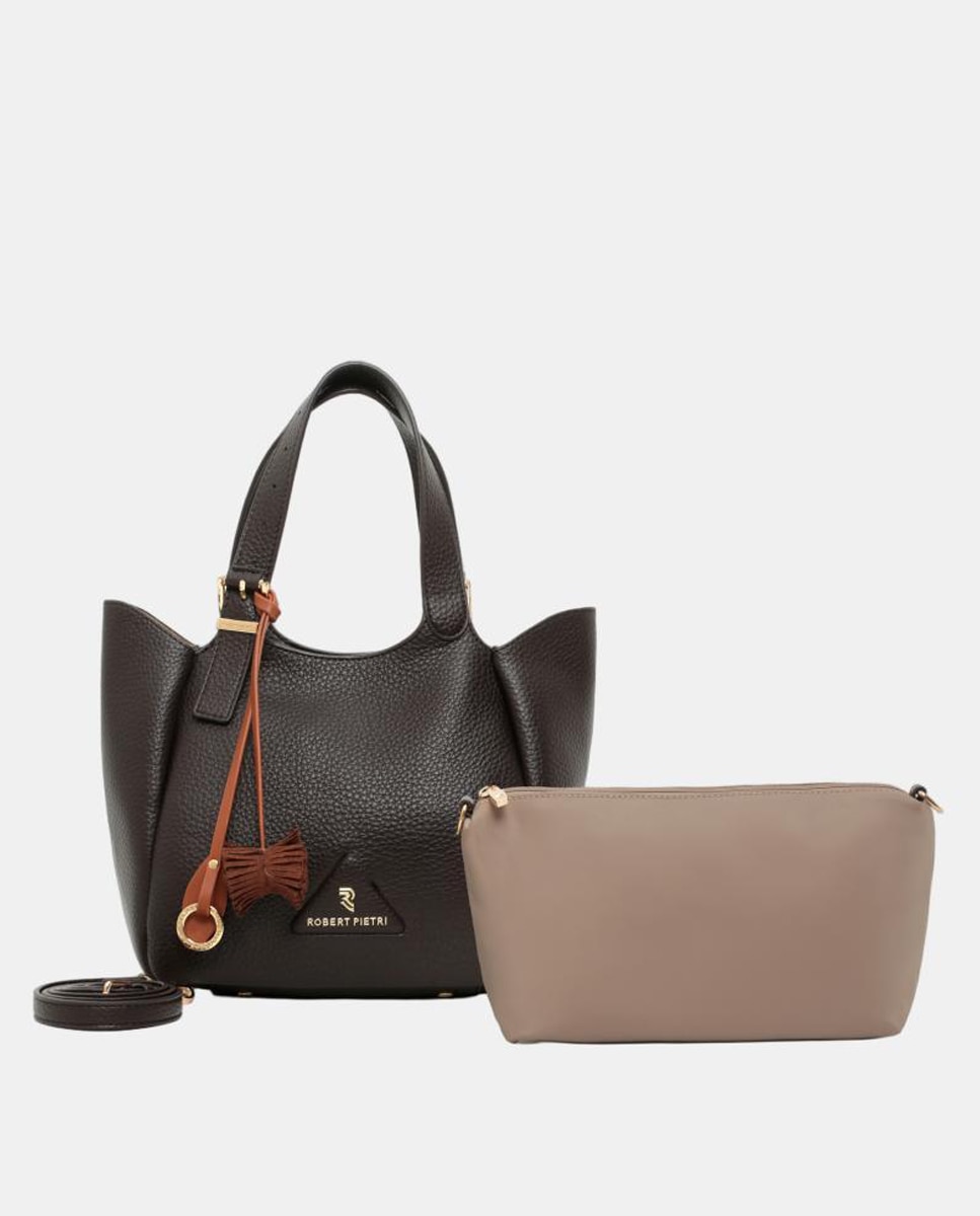 Imagen 1 de SHOPPER MINI PU GRANO - Robert Pietri - Marrón Marrón