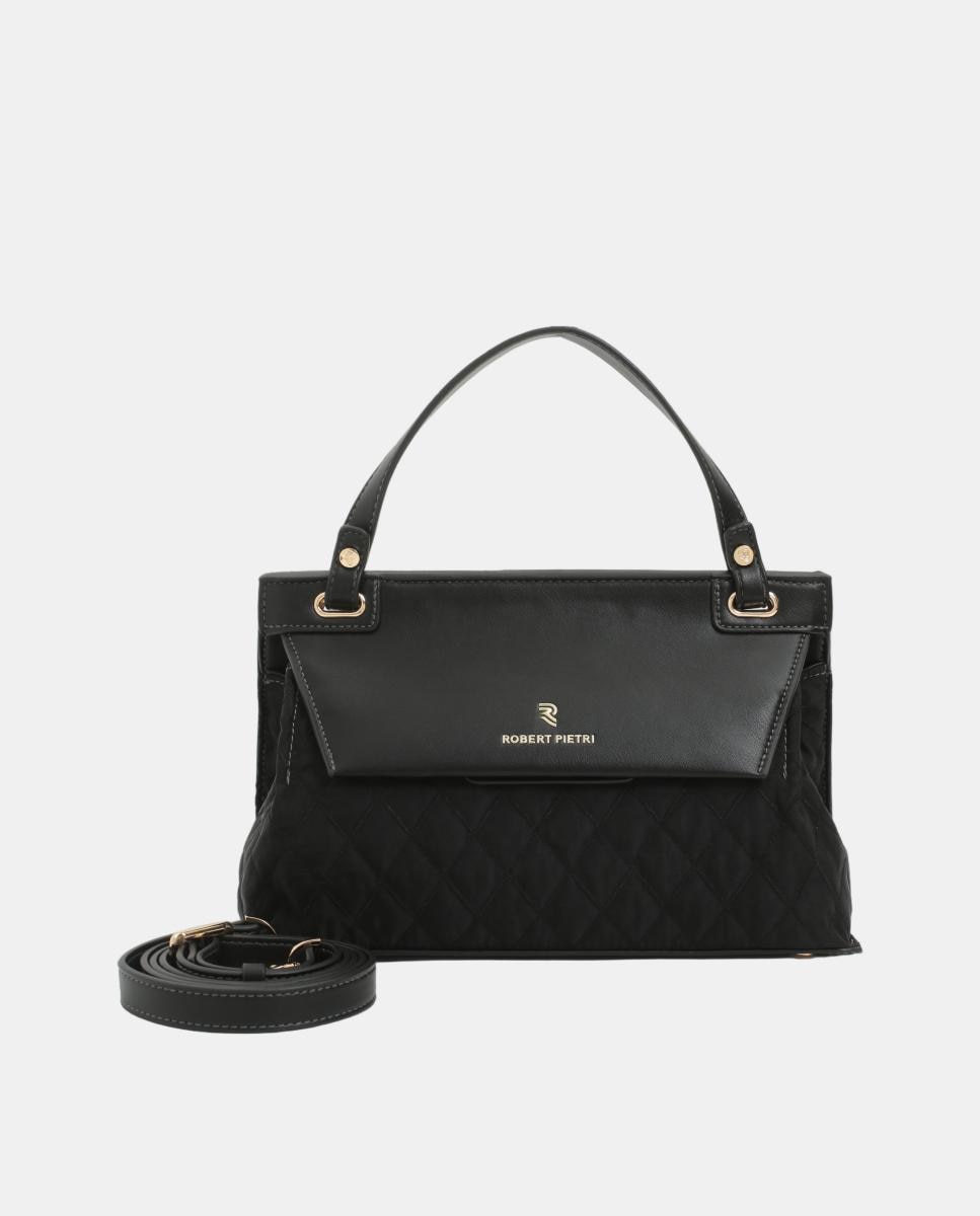 Imagen 0 de BOLSO CROSSBODY CON SOLAPA Y EFECTO ACOLCHADO Negro