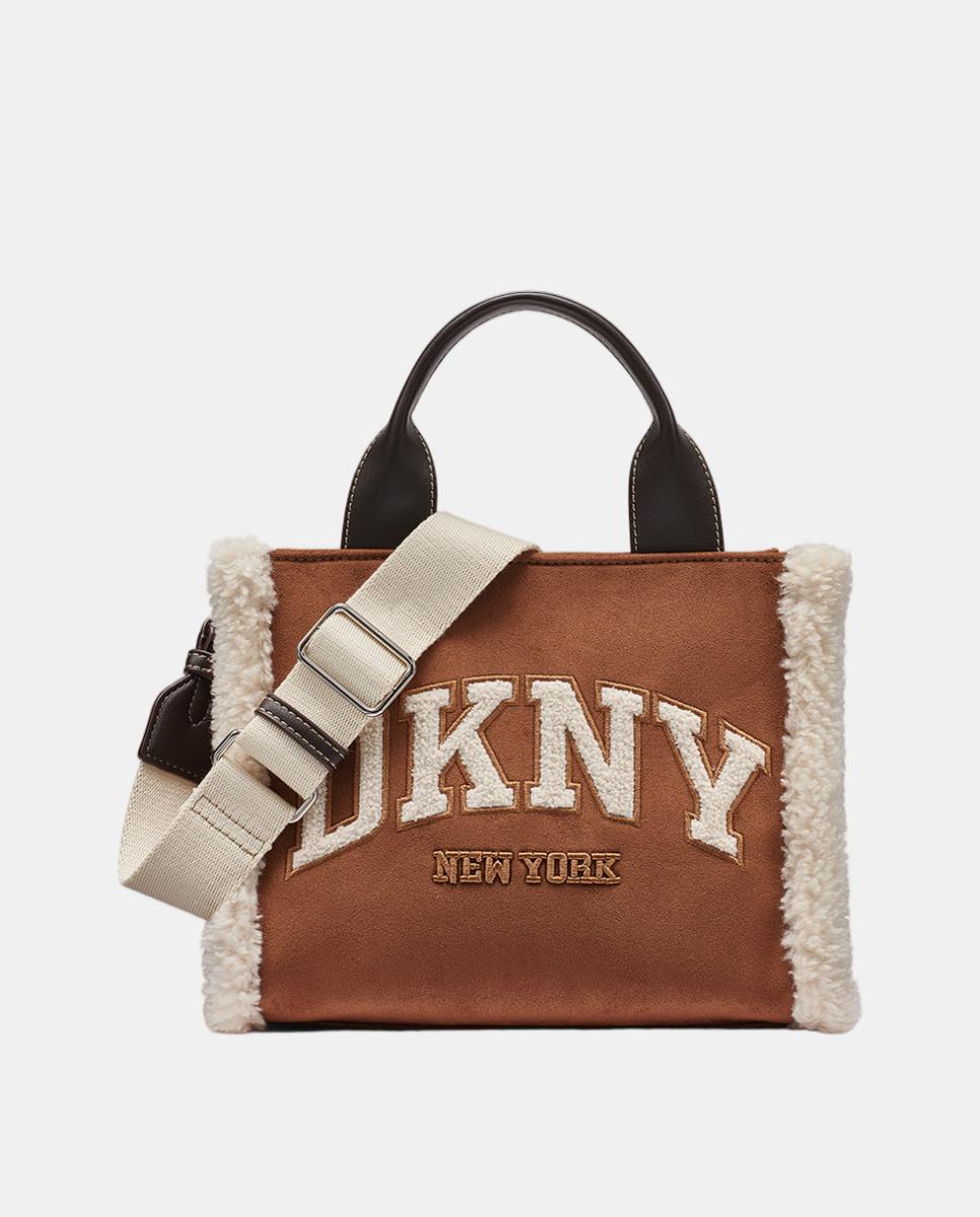 Imagen 0 de Bolso tote Hadlee de DKNY Camel