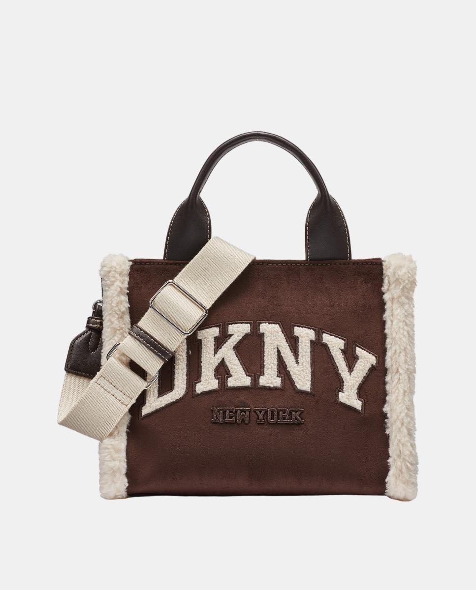 Imagen 0 de Bolso tote Hadlee de DKNY Marrón
