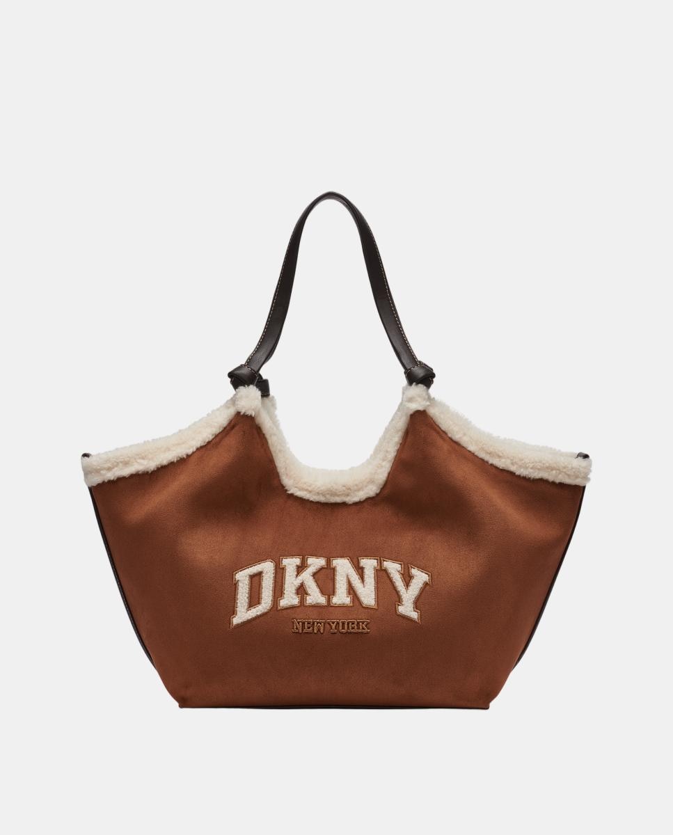 Imagen 0 de Bolso tote Paula de DKNY Marrón