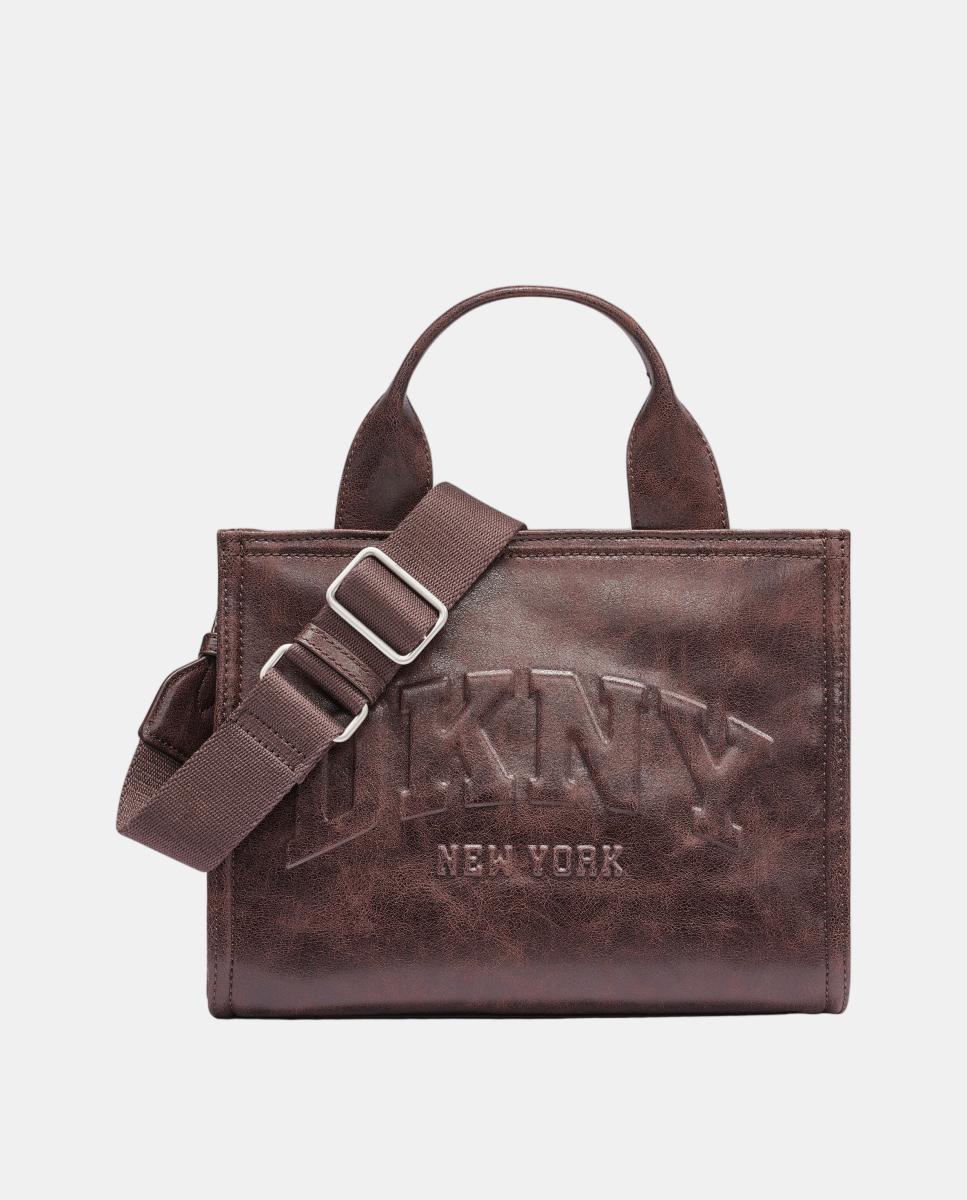 Imagen 0 de Bolso tote pequeño Hadlee de DKNY Marrón