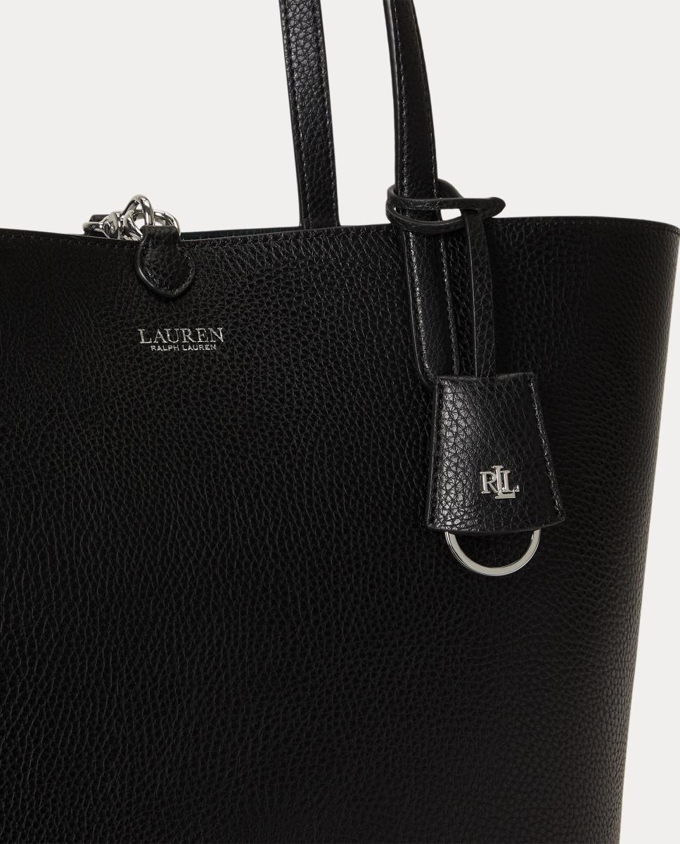 Mala Tipo Tote Grande Reversível Preto-7
