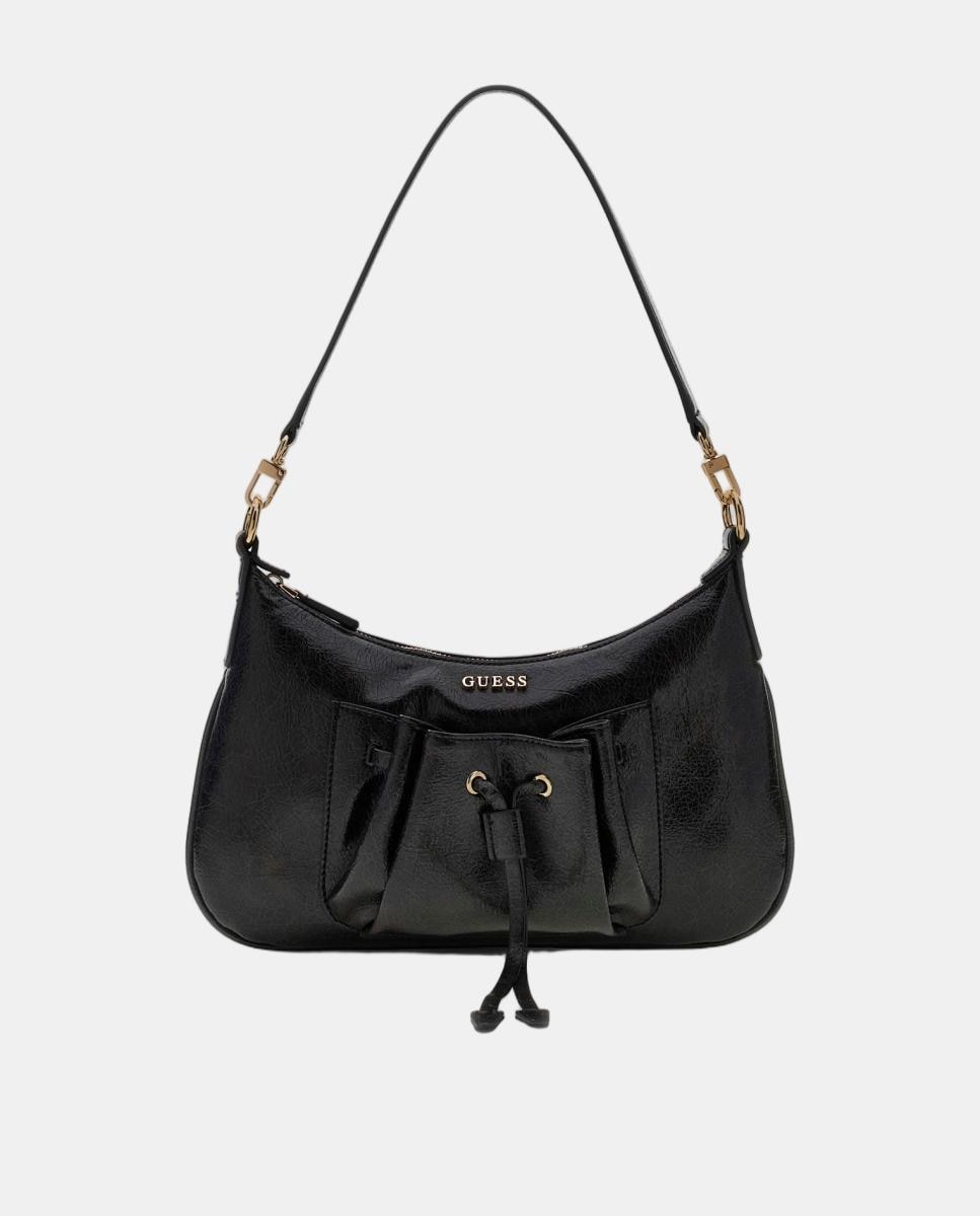Imagem 0 de Mala Hobo com Alça de Ombro e Detalhe Franzido