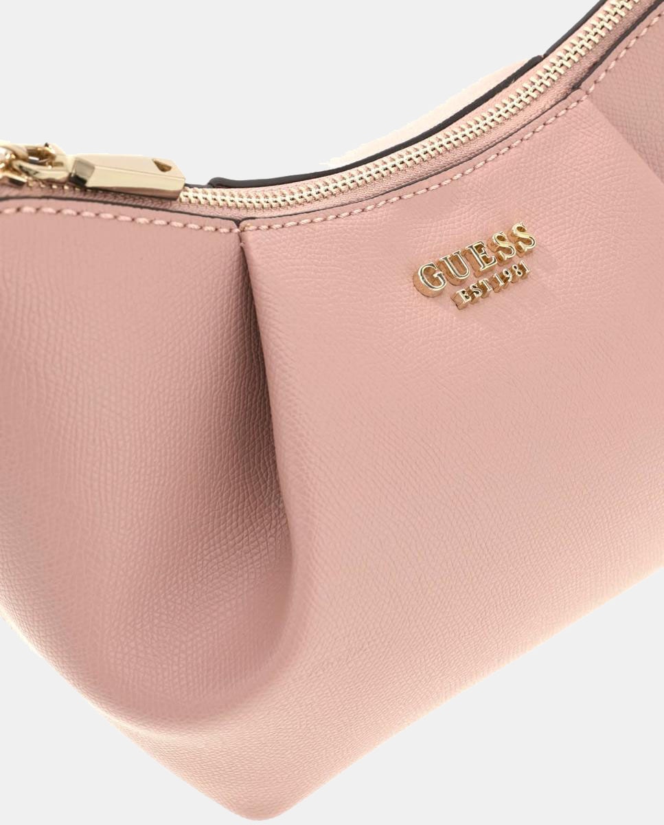 Mala Hobo com Alça Ajustável e Fecho Superior Rosa-5