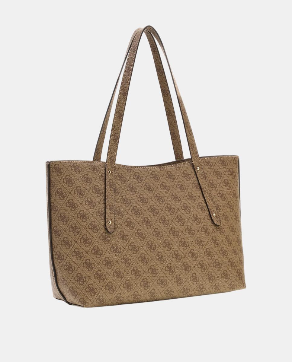 Imagen 5 de Bolso tote con doble asa y neceser a juego - Guess - Beige Beige