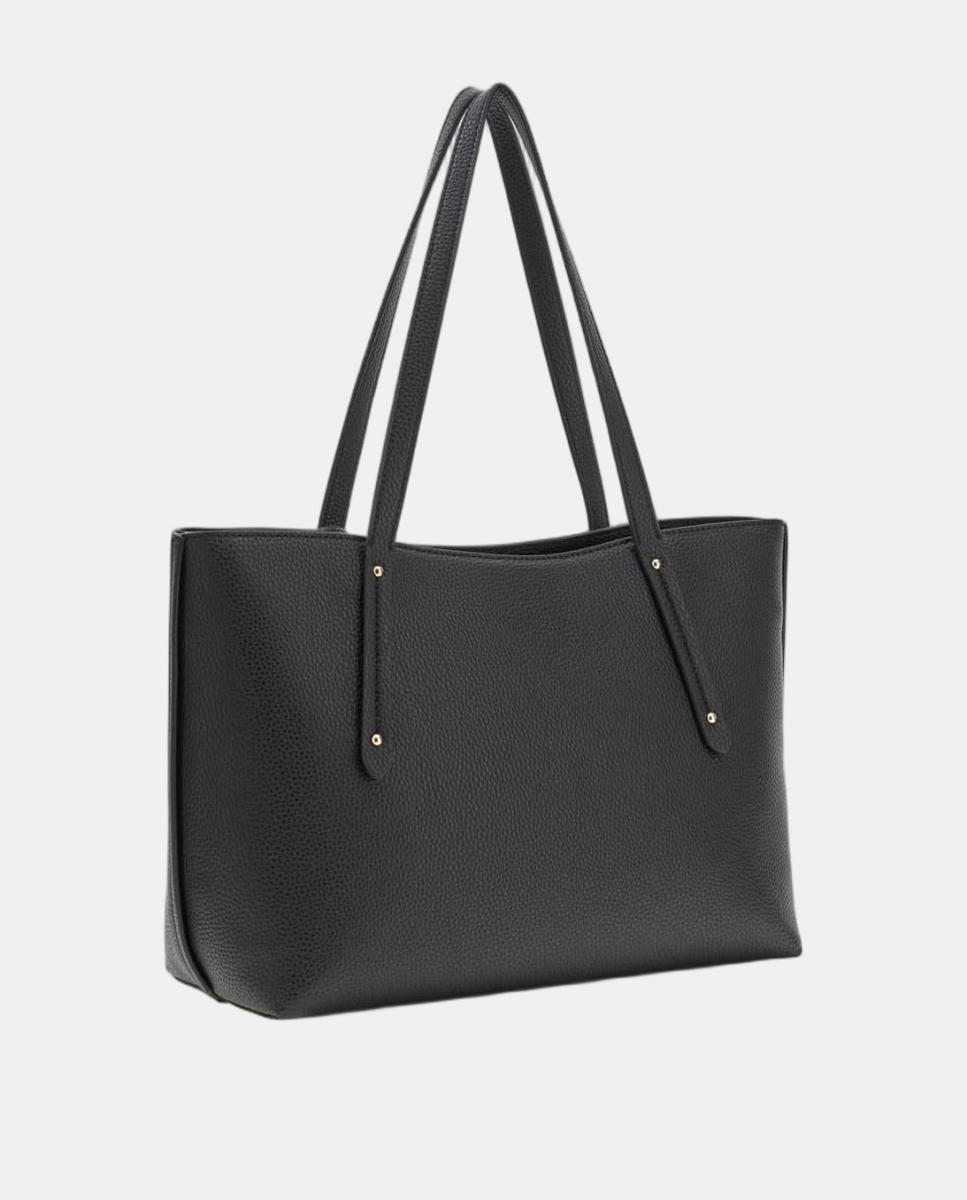 Mala Tipo Tote com Alça Dupla e Nécessaire Amovível Preto-3