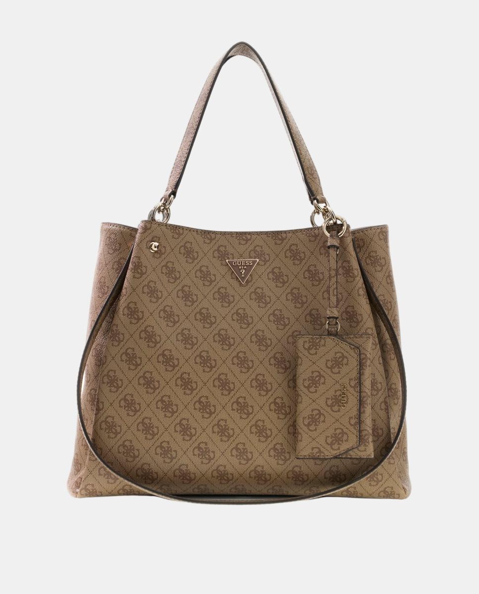 Imagem 0 de Mala Tipo Satchel com Alça Dupla e Etiqueta Pendente
