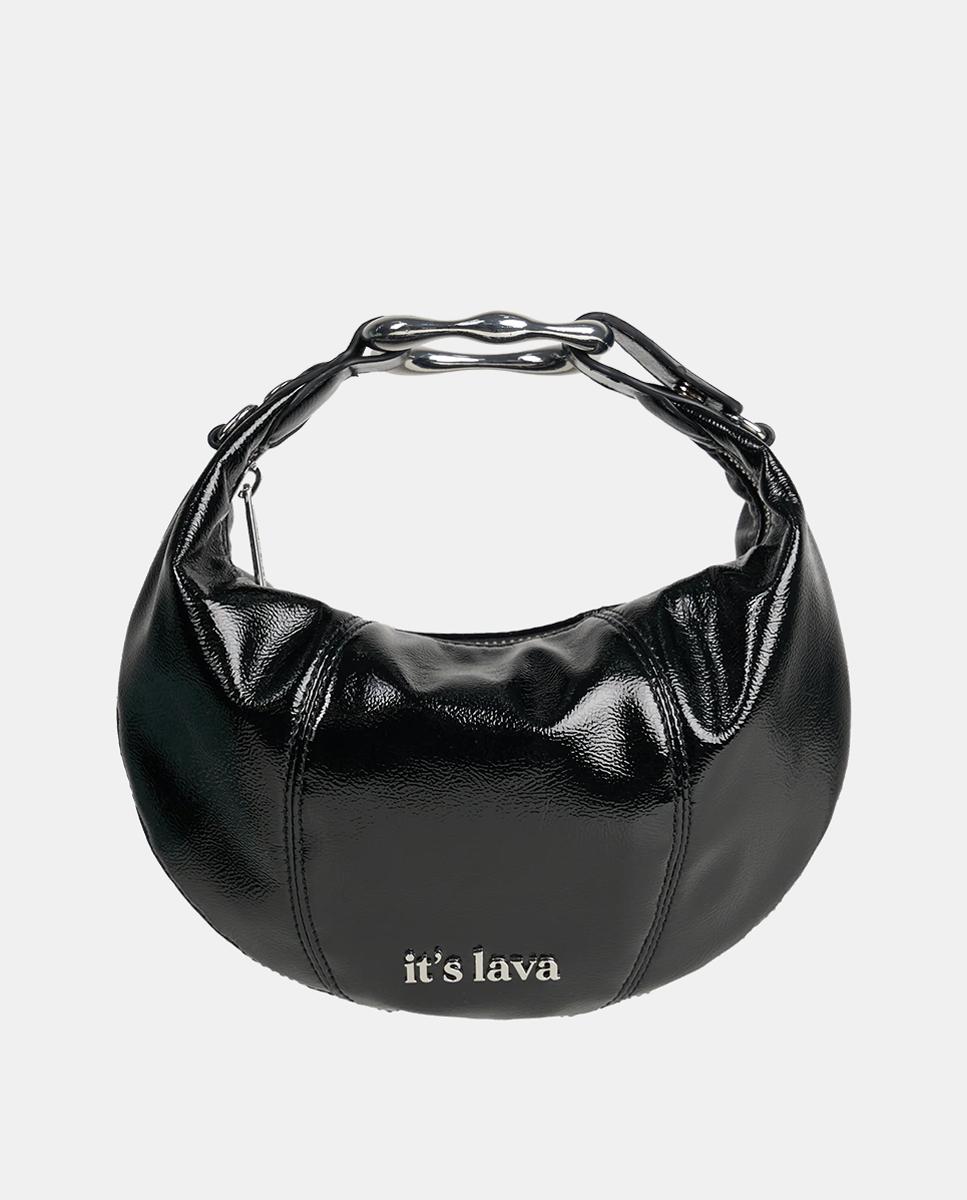 Imagen 0 de Bolso pequeño cruzado regulable modelo MINI MUSA MELTED Negro