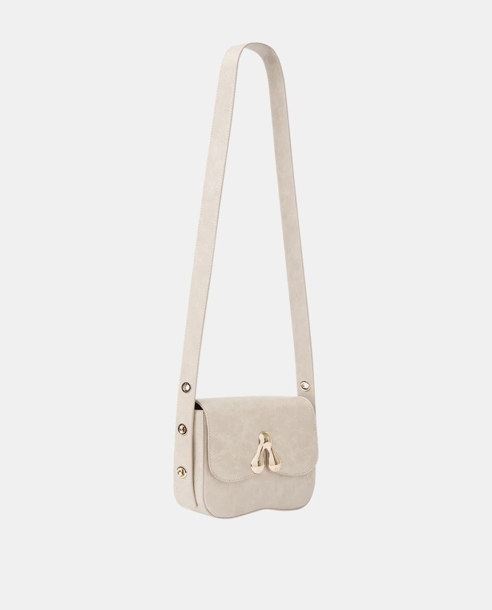 Imagen 0 de Bolso cruzado regulable modelo ETNA MELTED Beige