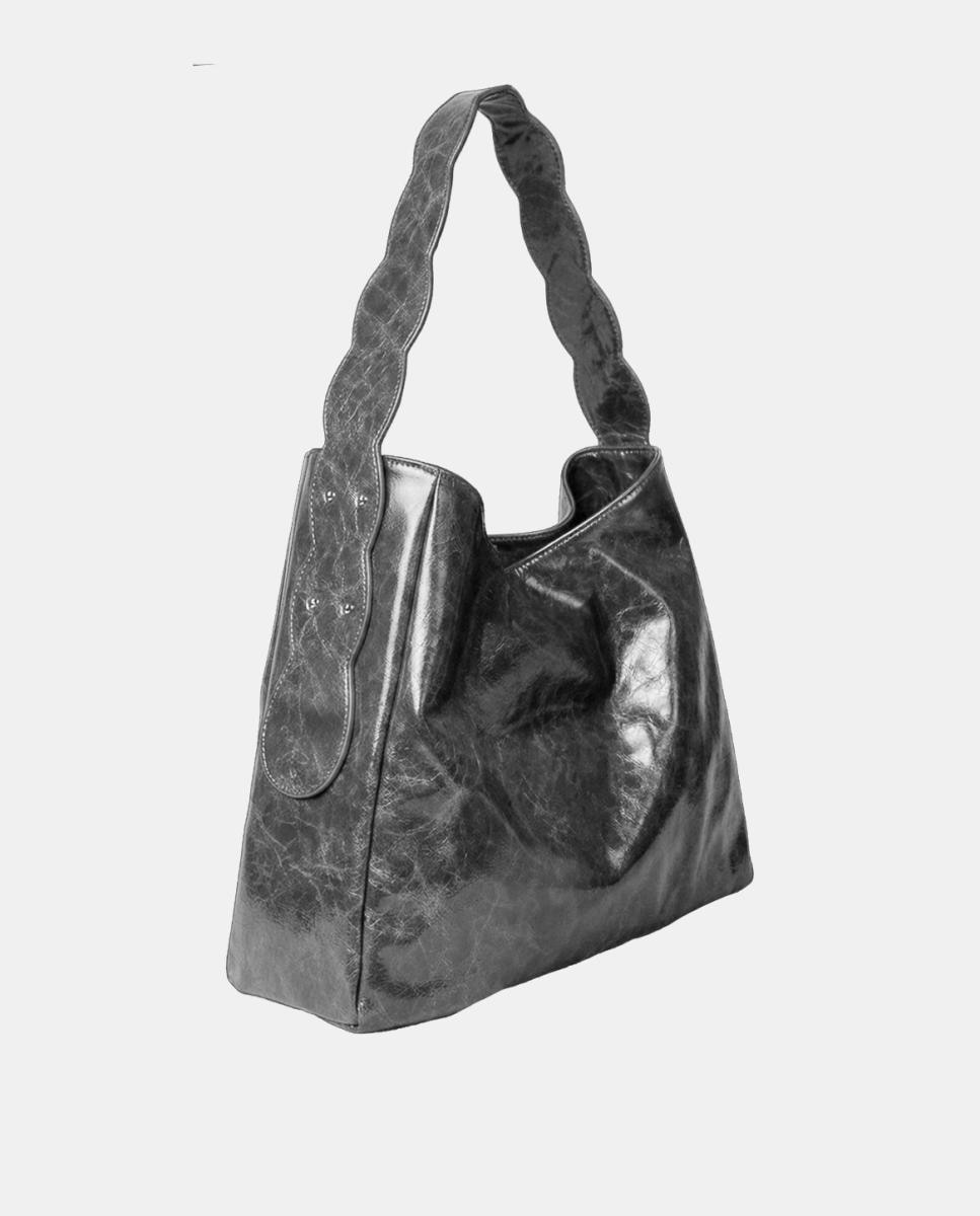 Mala de Ombro Ajustável Modelo Arenal Melted Cinzento-2