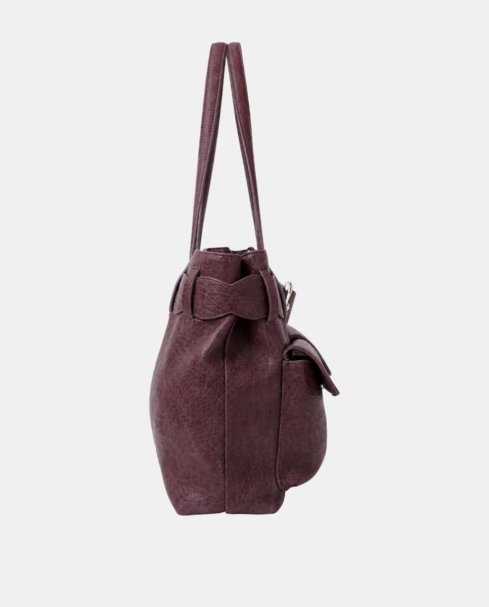 Bolso de hombro modelo TEIDE - It's Lava - Granate Granate-3