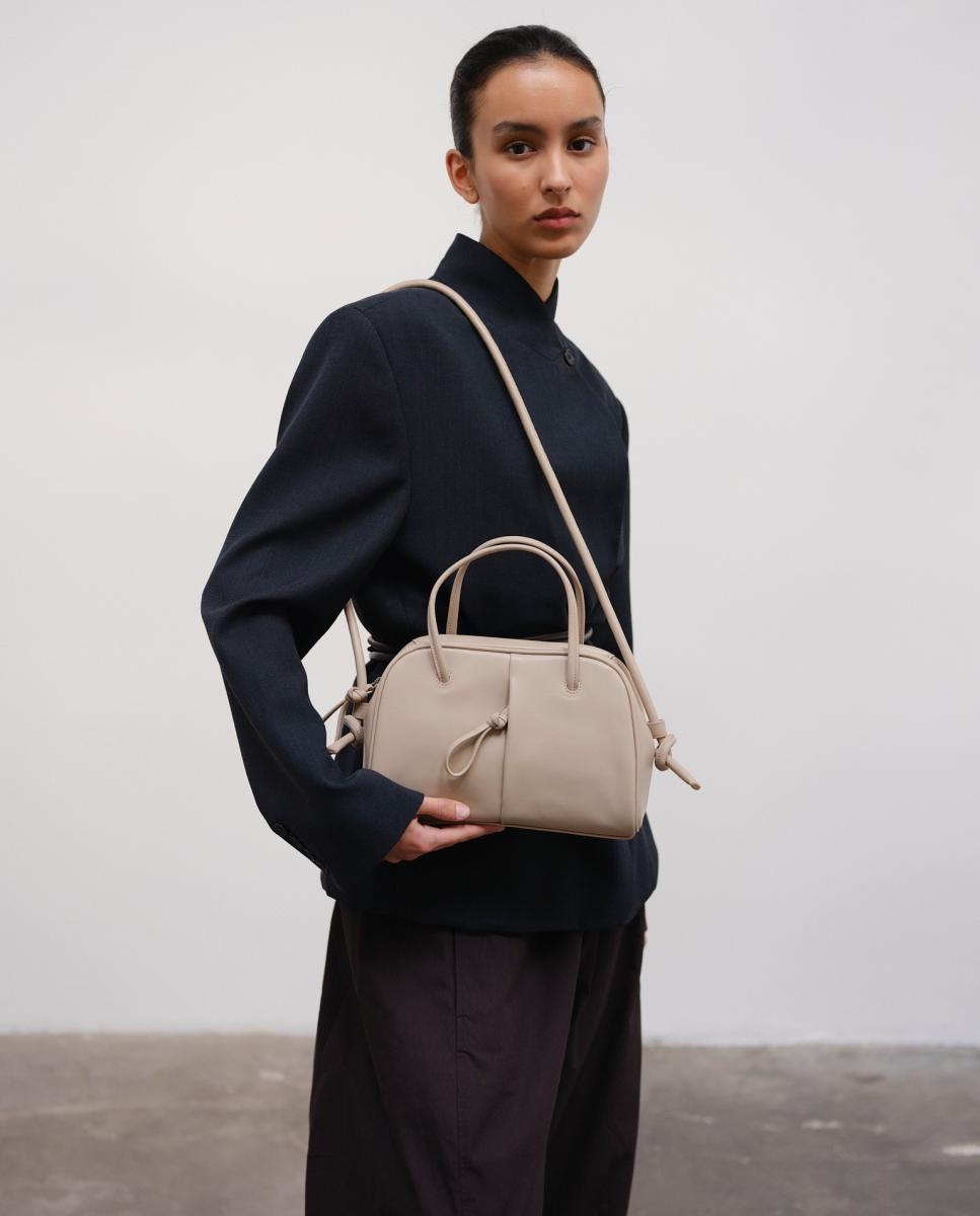 Bolso bandolera modelo Mini Brooklyn - Ölend - Beige Beige-2