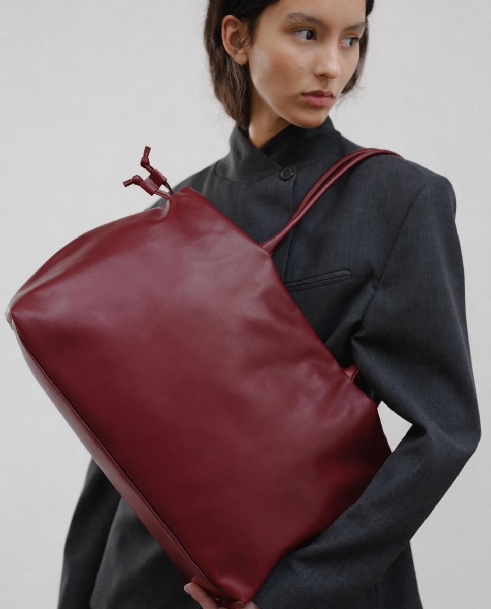 Mala Shopper Modelo Milos Grená-2