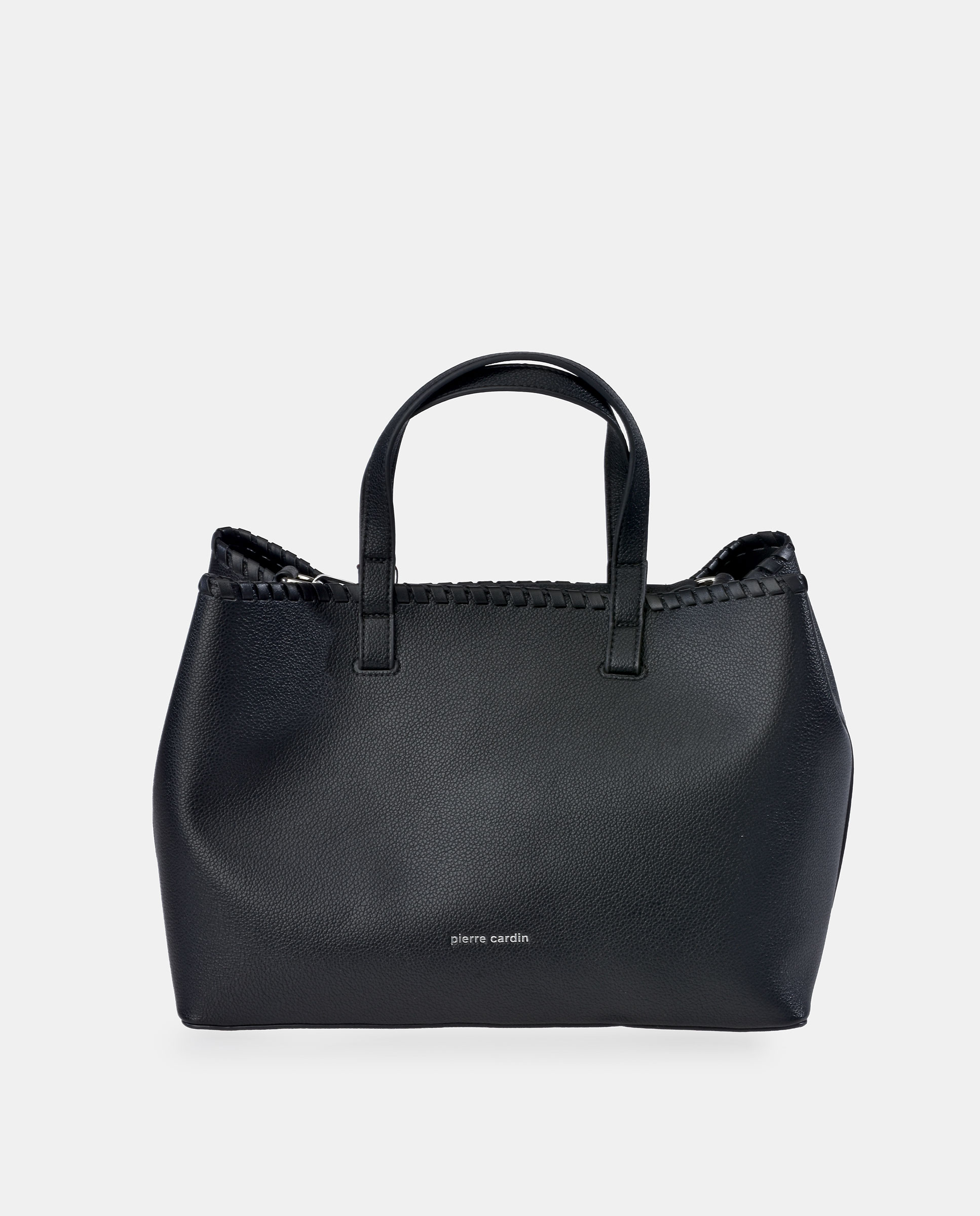 Imagen 0 de Bolso shopper Pierre Cardin en P.U. con bolsa de mano interior Negro