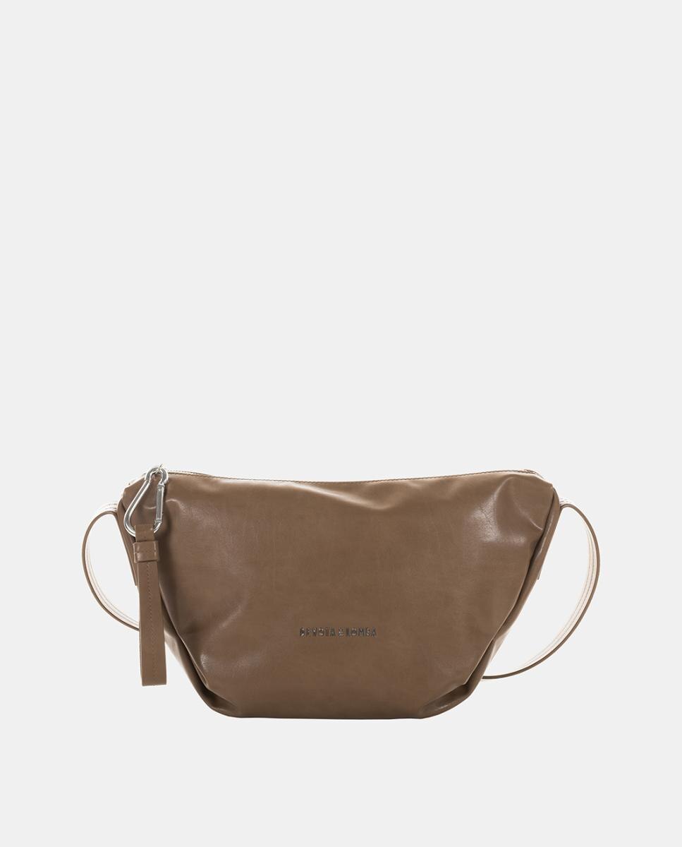 Bolso bandolera mediano - Devota & Lomba - Marrón caramelo Marrón caramelo-1